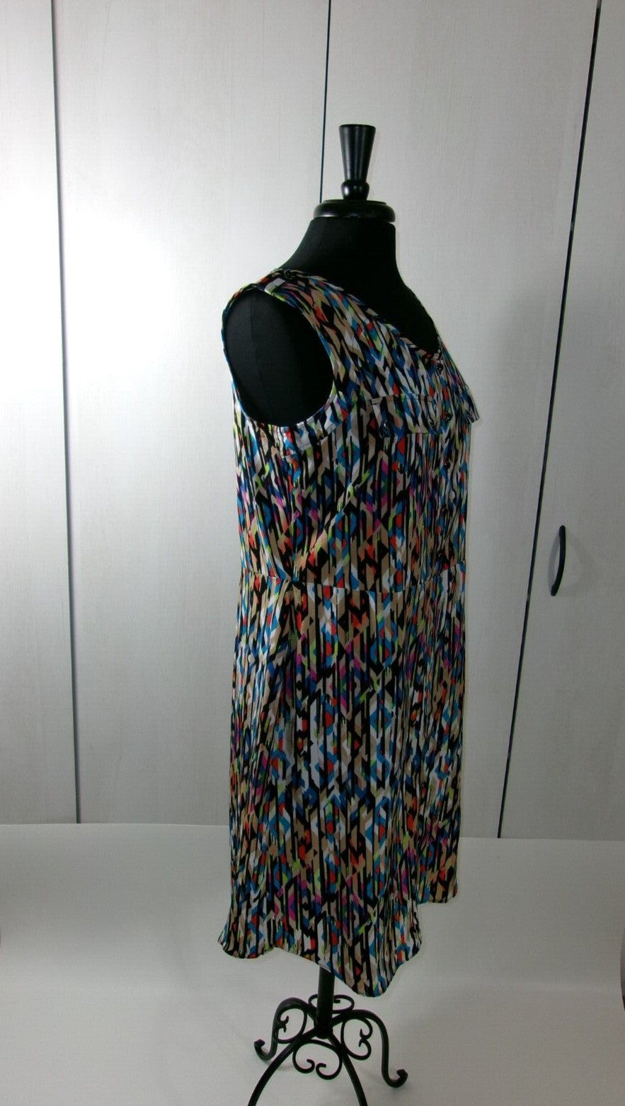 attention Womens Pretty Colorful Spring Summer Dress Size M Medium