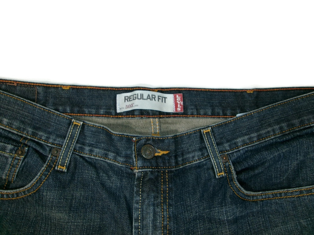 Levi Strauss & CO Mens Distressed Original Rivited  505 Jeans Pants Size 40X32