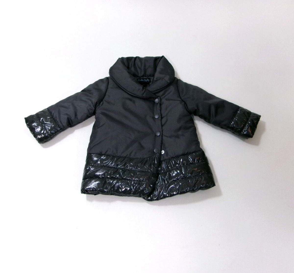 CYNTHIA ROWLEY Toddler Girls Gray Winter PUFFER Jacket Size 12M 12 Months NWT