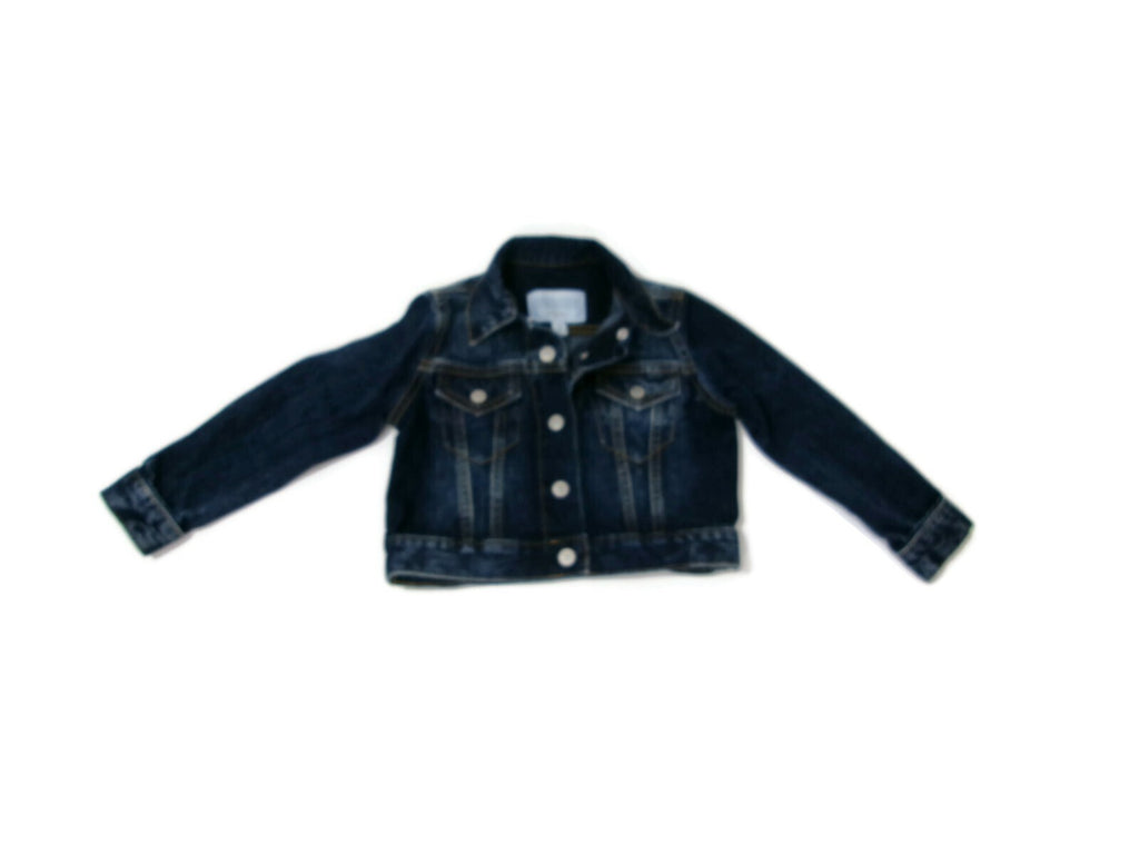 Gymboree Go Outside Toddler GIrl Boy Unisex Blue Jean Denim Jacket Size XXS 3 3T
