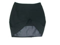 Womens 212 Collection Career Black Lined Business Skirt Size 14 P 14 Petite 14P