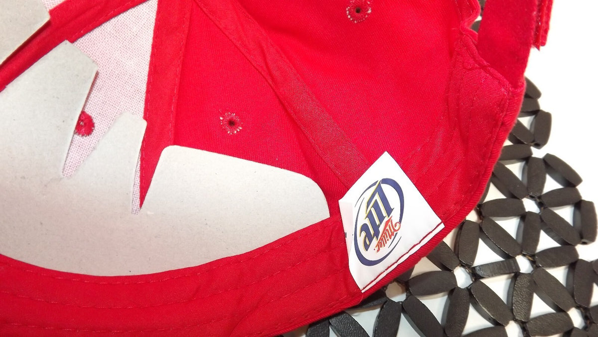 Red Miller Lite Snapback Baseball Cap Hat Adjustable Cotton Beer Logo Acme