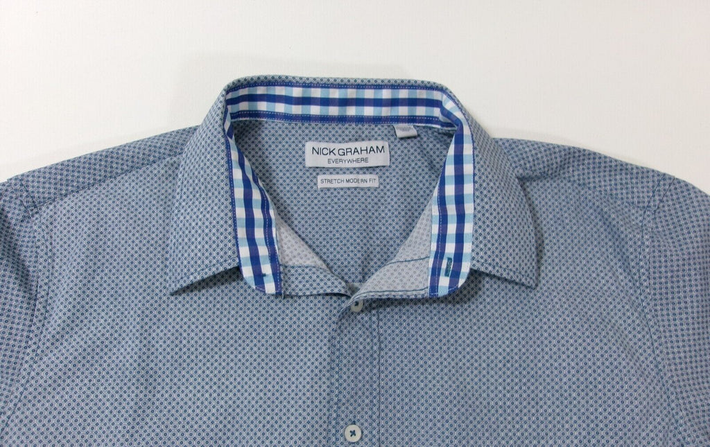 Mens Nick Graham Everywhere Shirt Size 2XL Long Sleeve Flip Cuff Modern FIT