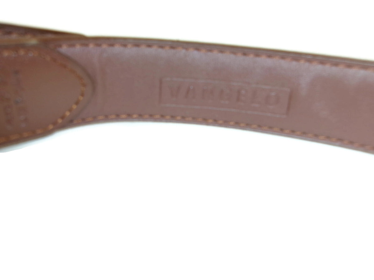 Vangelo Boys Kids Childrens Dark Brown Belt Size 25 L / XL