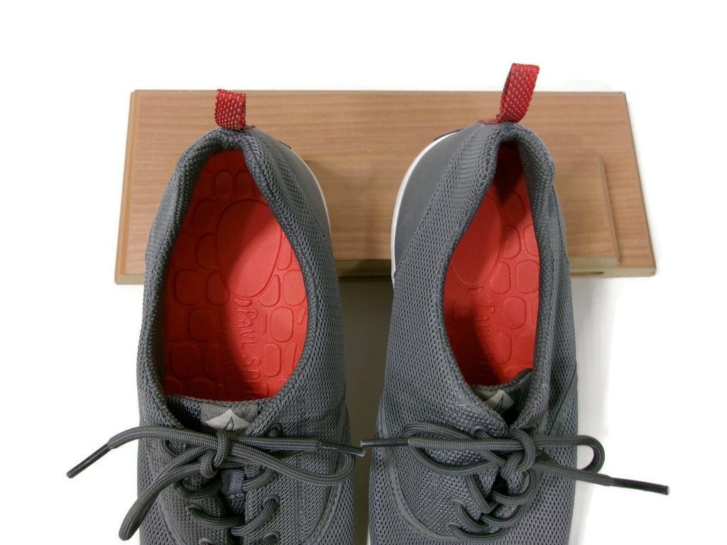 Paul Sperry Mens Shoes Size 11.5 Lightweight Flex Deck Gray Mesh Sneakers Sporty