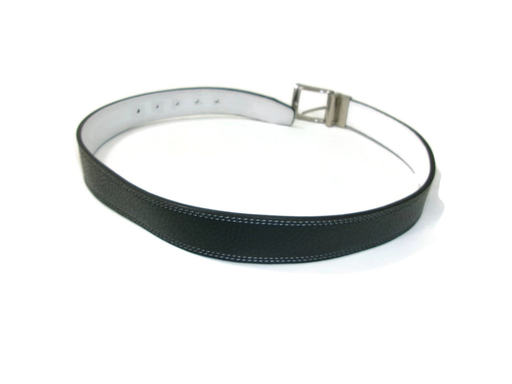 Nike Tour Core Reversible Mens Black White Belt Size 32 Iconic Nike Swoosh Logo