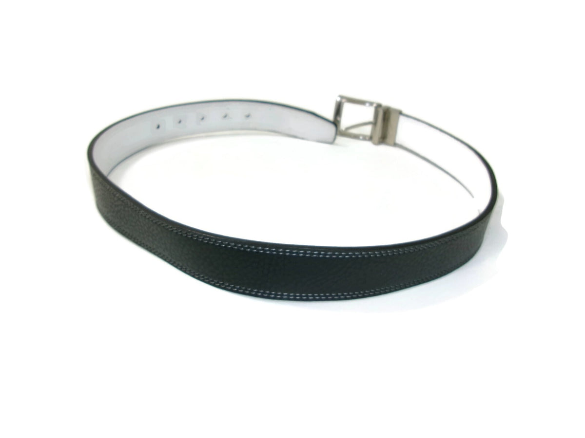 Nike Tour Core Reversible Mens Black White Belt Size 32 Iconic Nike Swoosh Logo