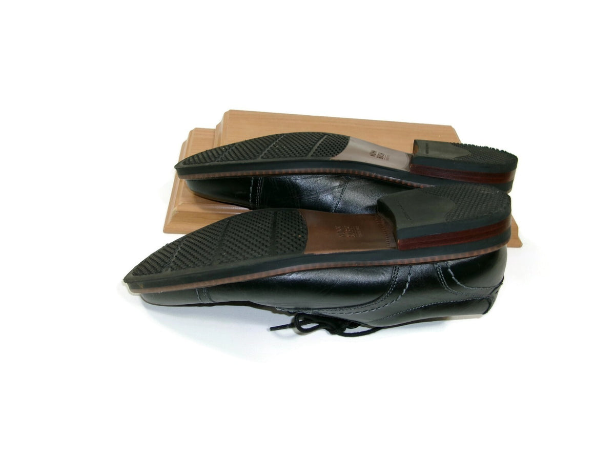 Nunn Bush Discover True Comfort Mens Black Leather Shoes Size 8M Comfort Gel