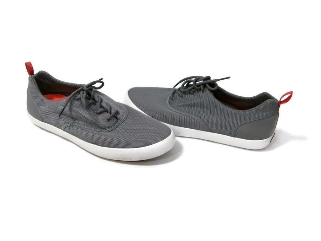 Paul Sperry Mens Shoes Size 11.5 Lightweight Flex Deck Gray Mesh Sneakers Sporty