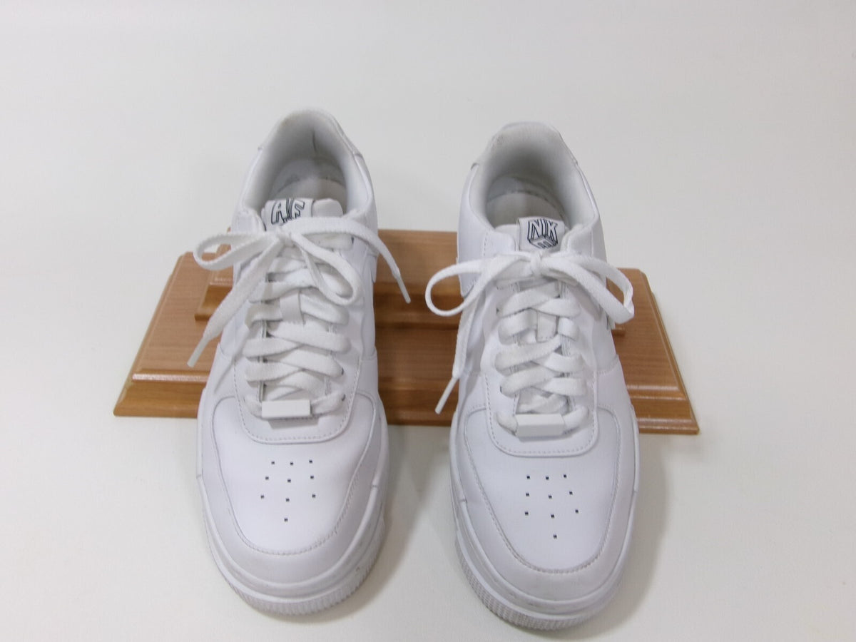 Womens Nike AirForce 1 AF1 Pixel Tripple White-BLACK-SAIL WOMENS US SIZE 8.5