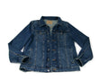 TRUE CRAFT Mens Distressed Relaxed Denim Jean Jacket Size M Medium