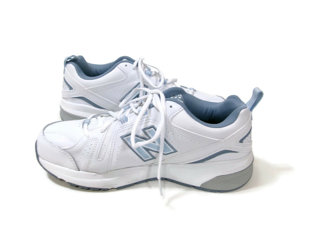 Mens Size 8 Womens Size 9.5 D NEW BALANCE 608 Athletic Sneakers Shoes Blue/White