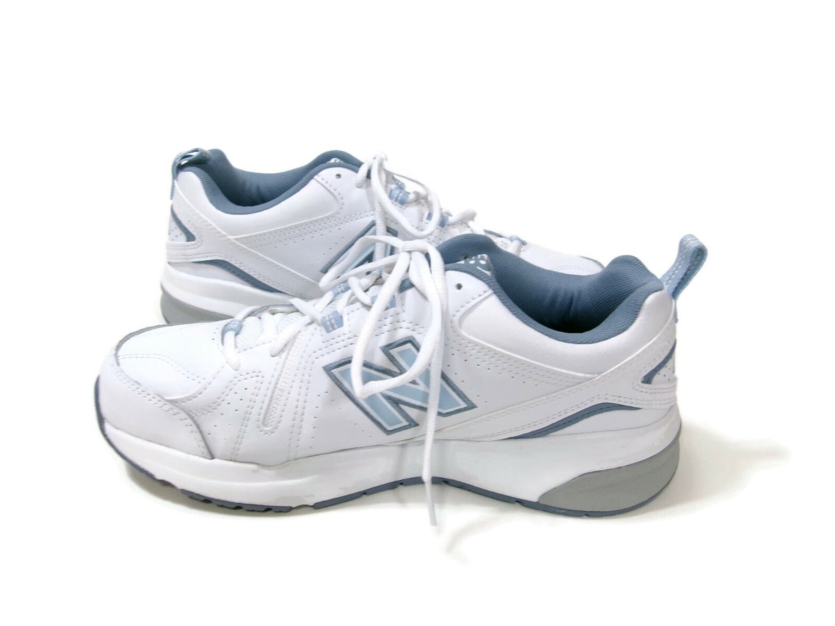 Mens Size 8 Womens Size 9.5 D NEW BALANCE 608 Athletic Sneakers Shoes Blue/White