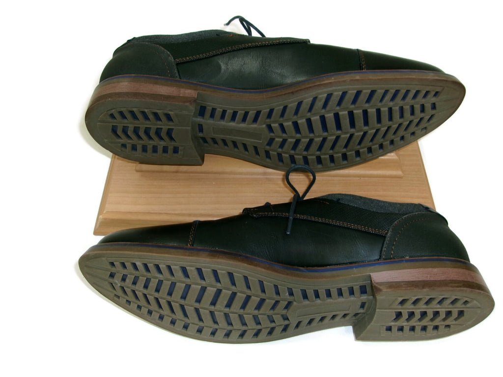 Freeman Mens Black Hudson Cap Toe Oxfords Shoes w/Memory Foam Size 12 M