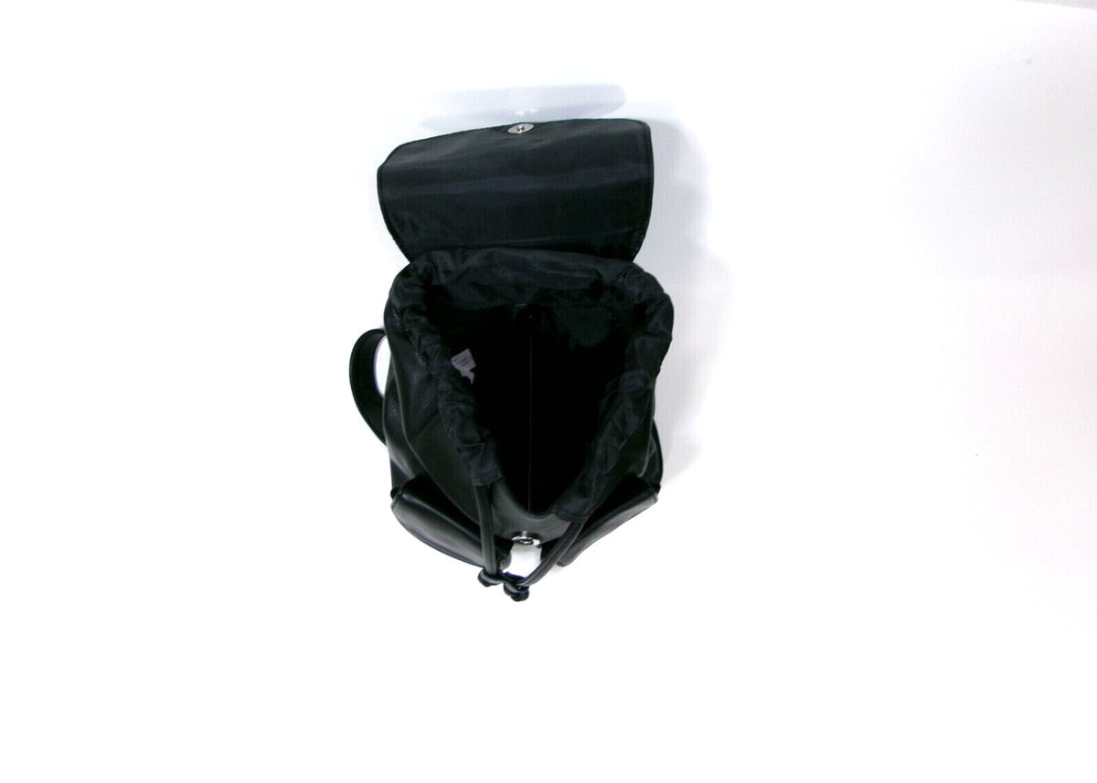 Wild Fable Womens Mini Drawstring Backpack Handbag Purse Black w/ Pockets