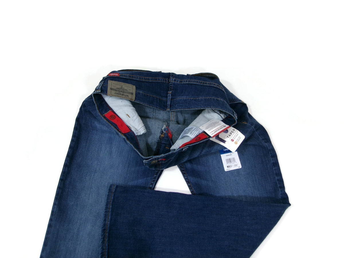 Wrangler Boys Jeans Five Star Taper Fit Flex Size 16 Husky Adjust Waist NWT NEW