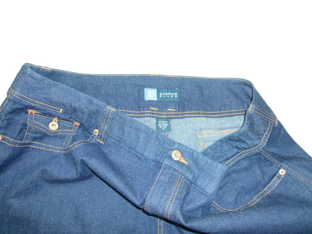 Womens AVENUE BLUES Long Denim Jean Skirt Plus size 20 Stretch to Fabric