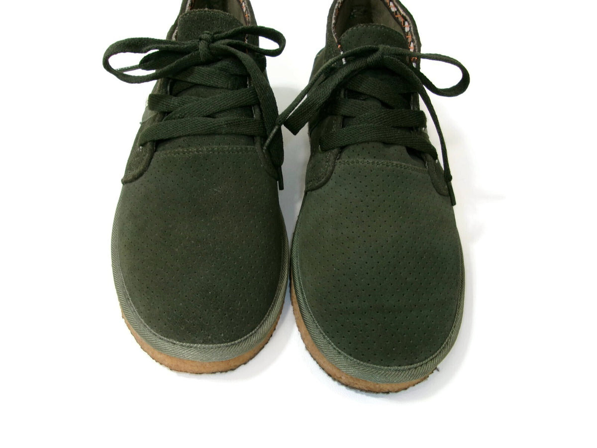 PHAT FARM Pipeline Perforated Olive Green Mens Shoes  Boots Size 10 M Suede
