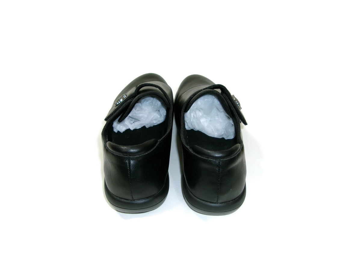 Alegria Black Spring Monk Strap Slip On Clogs Shoes Size US 9 /9.5  EU 40