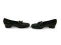 Trotters Womens Dark Brown Leather Low Heels Flats Shoes Size 9 M Braided Bow
