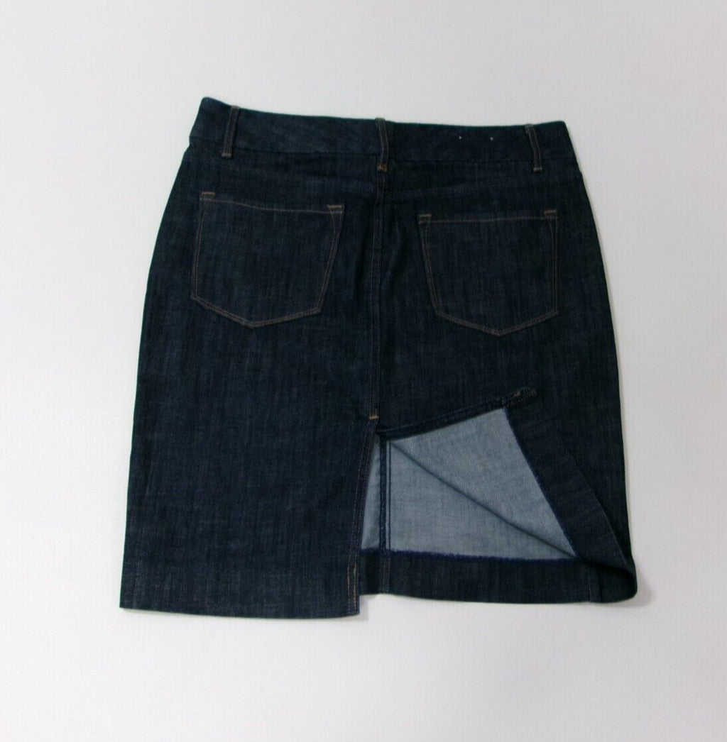 Womens RETRO Vintage GAP JEANS Denim Dark Indigo Jeans Skirt Size 6