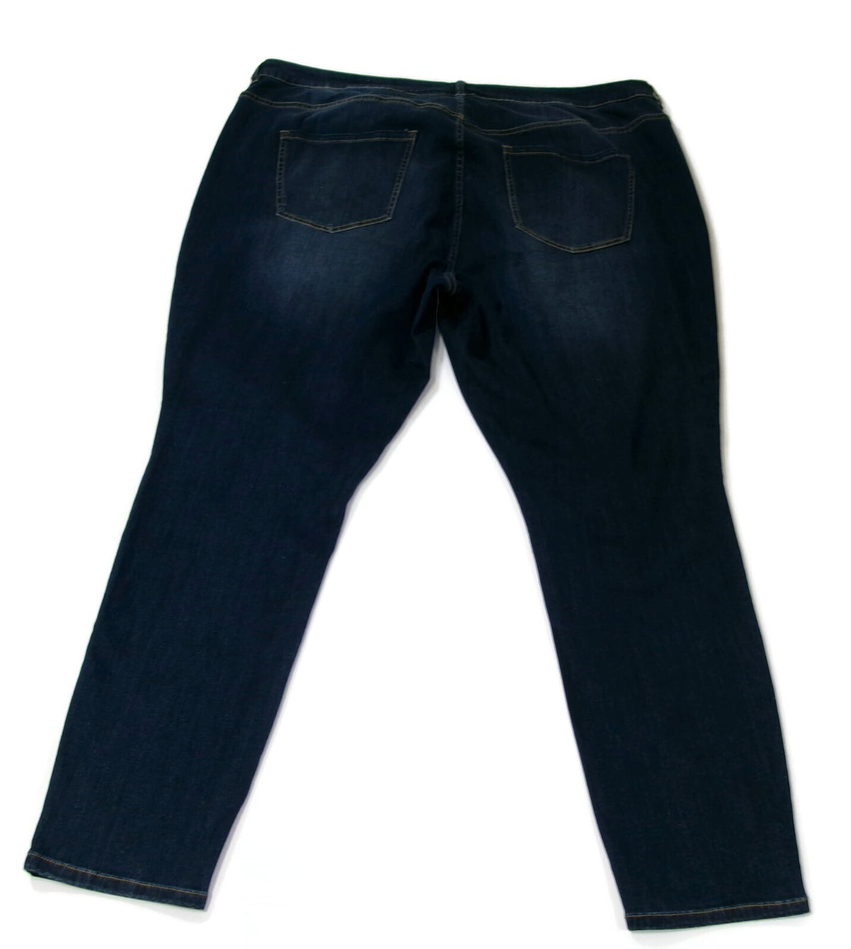 LANE BRYANT womens Super Stretch Skinny Jeans Pants Plus Size 28 Distressed