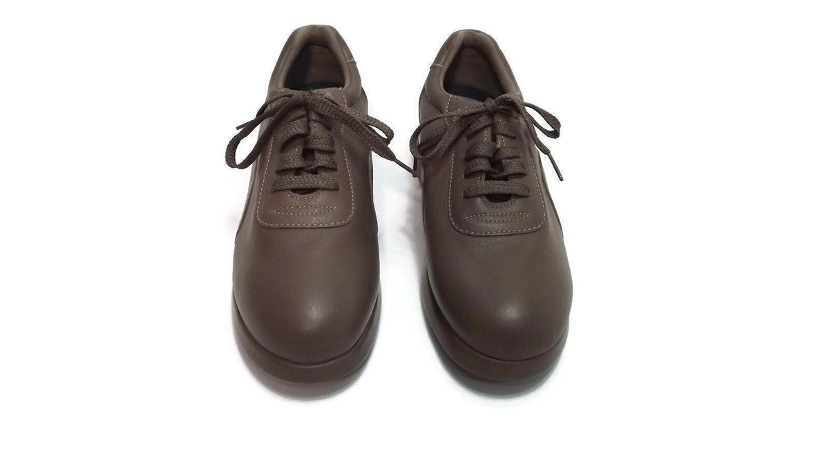 CANFIELD P W Minor Womens Comfort Shoes Size 7.5 M TAN Taupe Quality Leather