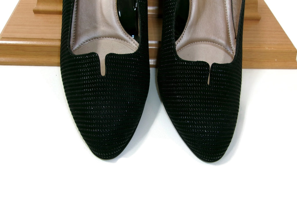 Beautifeel Womens Mistique Black Leather  Kitten Heel Shoes Size US 8-8.5 EU 39