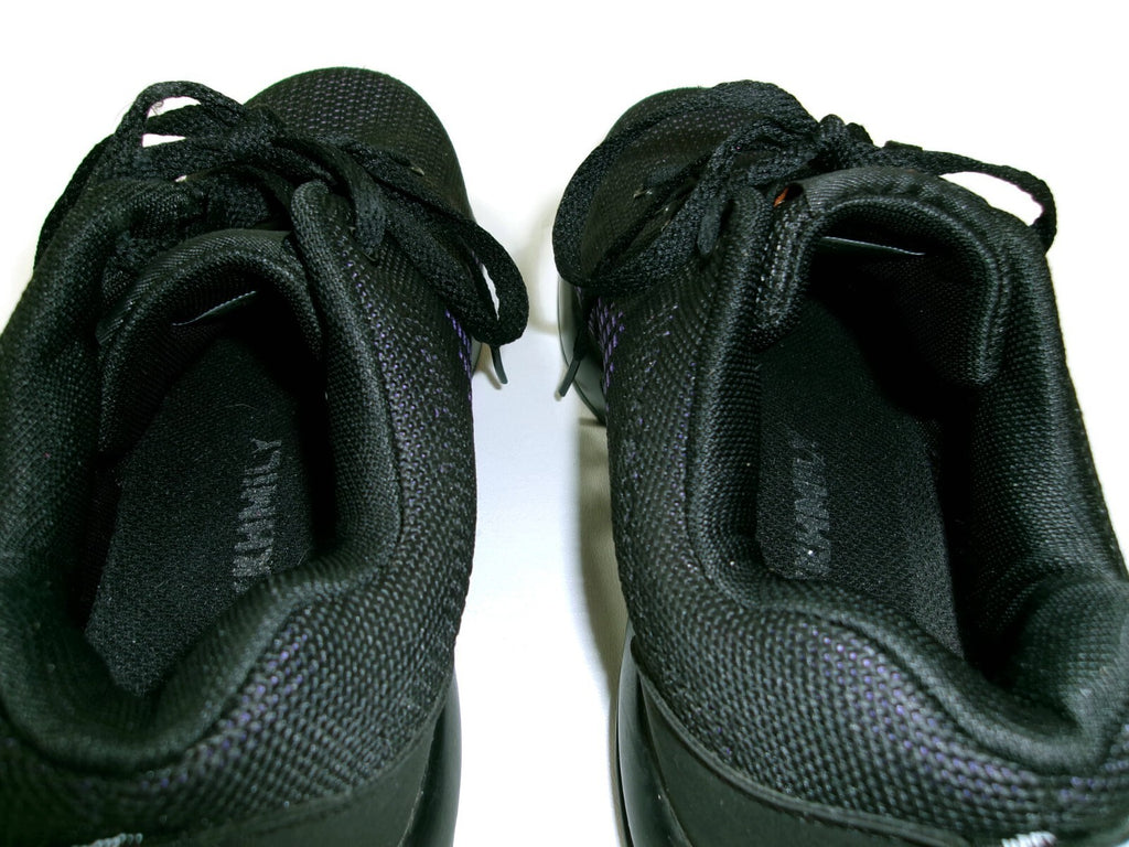 Dykhmily Womens Cushion Safety Steel Toe Work Shoes Sneakers Black Purple Size 8