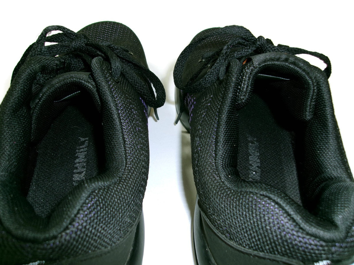 Dykhmily Womens Cushion Safety Steel Toe Work Shoes Sneakers Black Purple Size 8