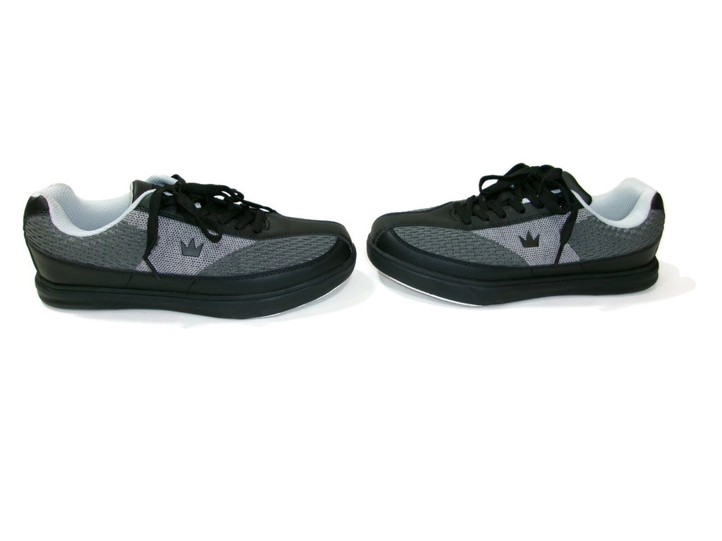 Brunswick Mens Renegade Mesh Grey Bowling Shoes Lace Up  Size 6.5 M Comfort Nice