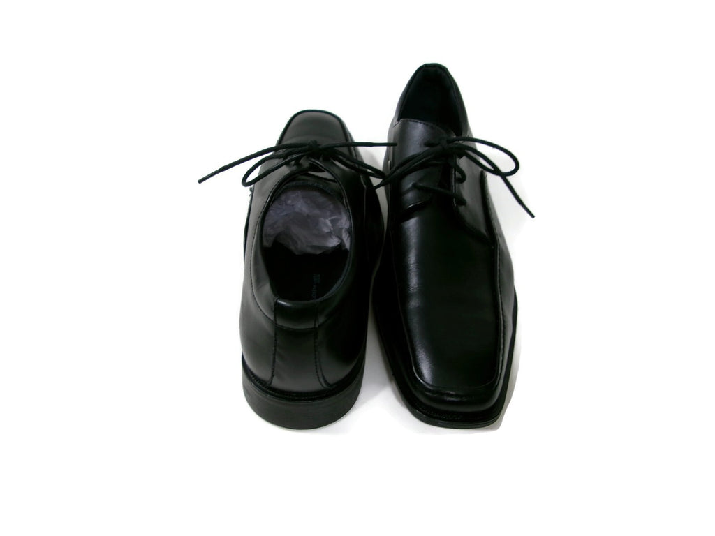 Joseph Abboud Collection Mens Size 11 Black Leather Dress Shoes Oxford Lace Up