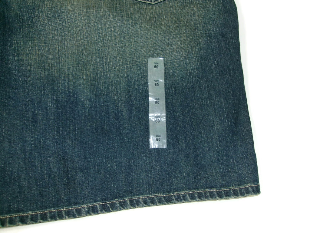 North Canyon Traders Mens Jean Denim Shorts Size 60 Blue Distressed New