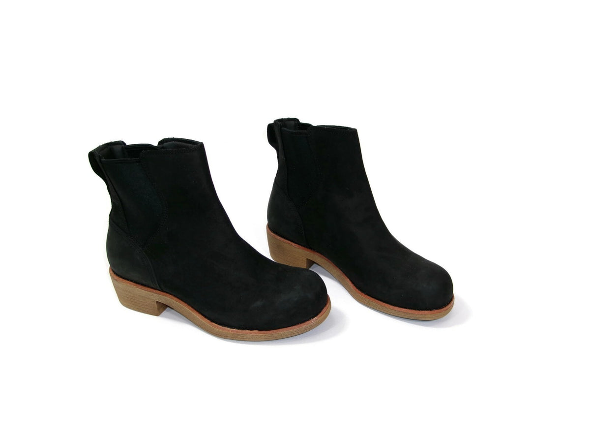 Red Wing WORX Womens Black  Leather Steel Toe Chelsea Work Boot Shoes Size 7.5 W