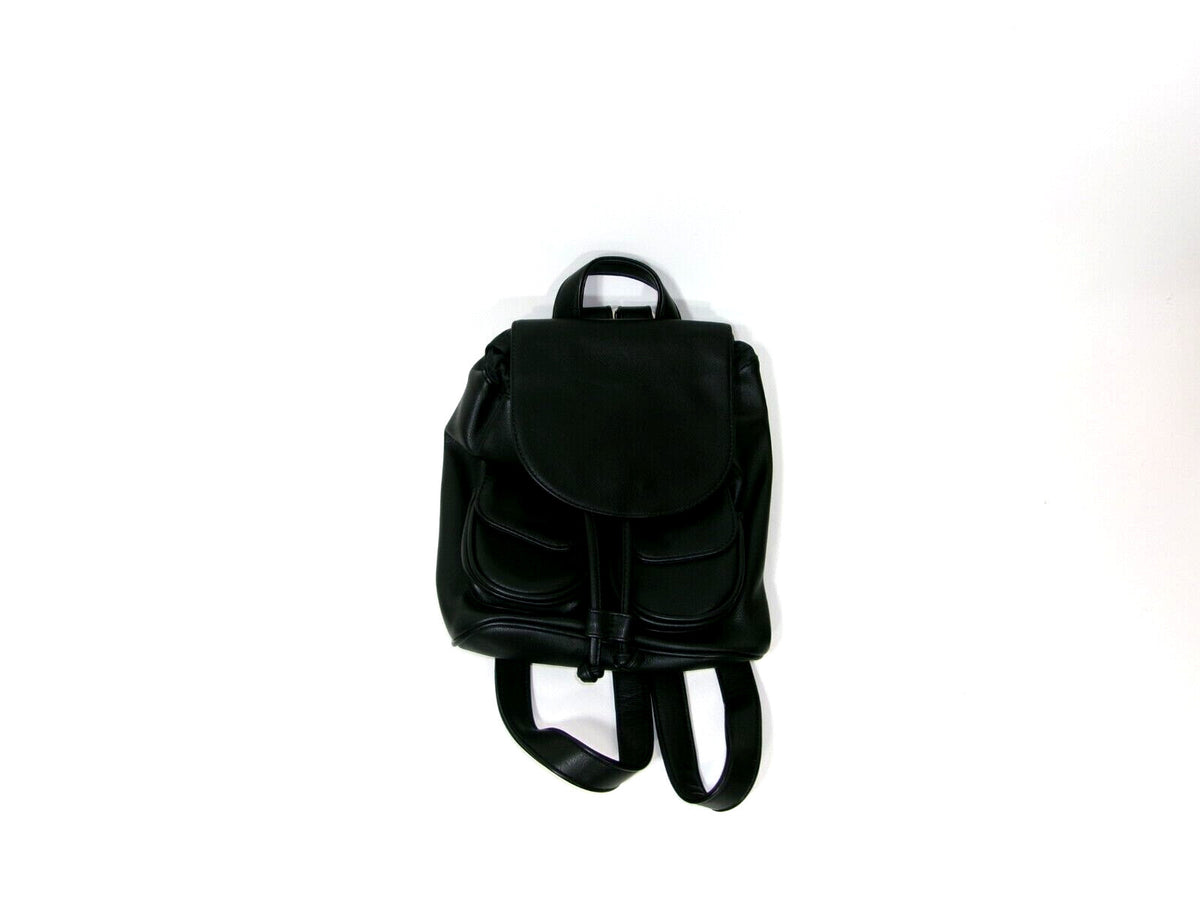 Wild Fable Womens Mini Drawstring Backpack Handbag Purse Black w/ Pockets
