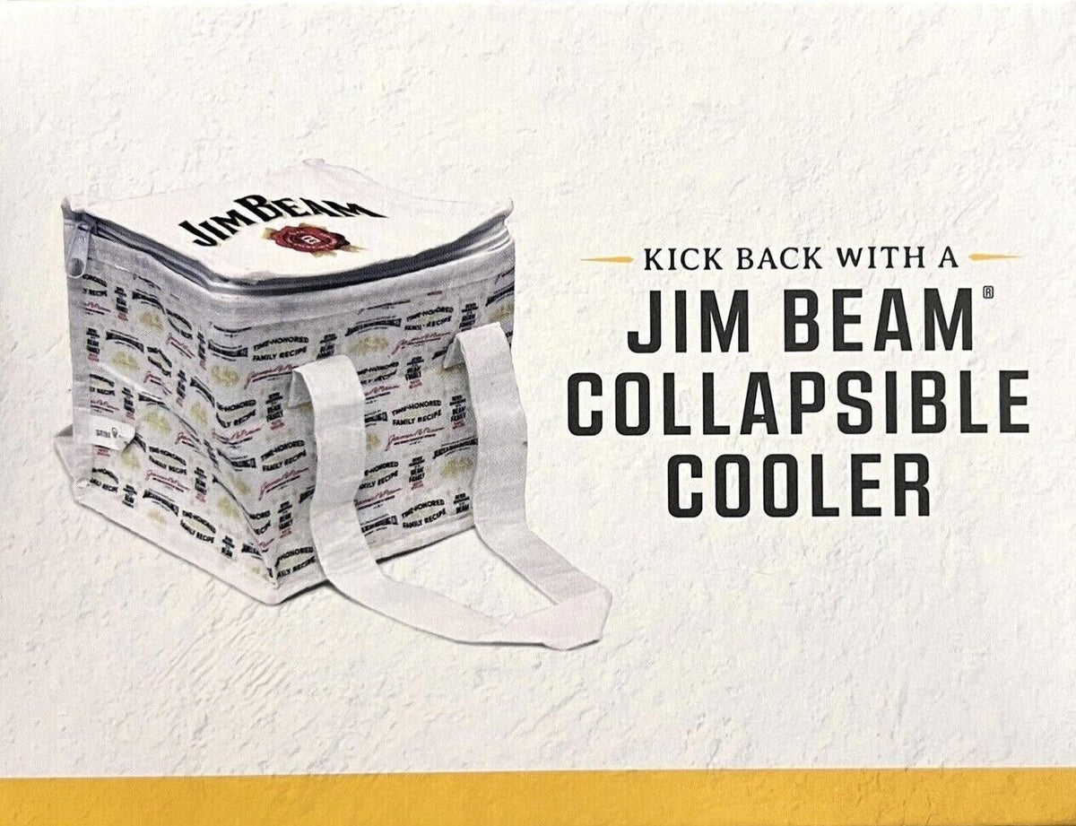 JIM BEAM Collapsible Cooler 6X6X6 Promo Collector Piece