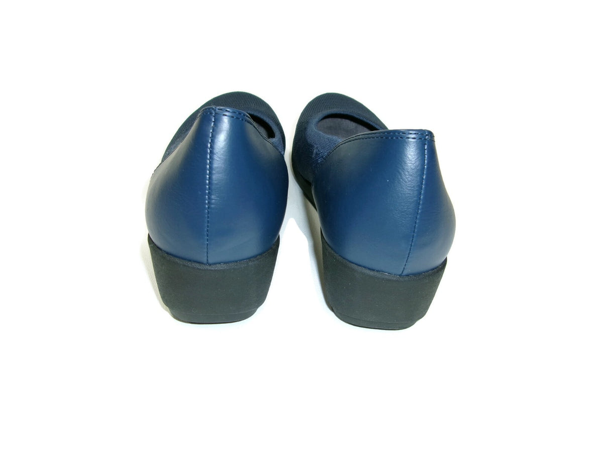 Kim Rogers Shoes Size 9 M  Wedge Ultra Comfort Technology Navy Blue Maddie