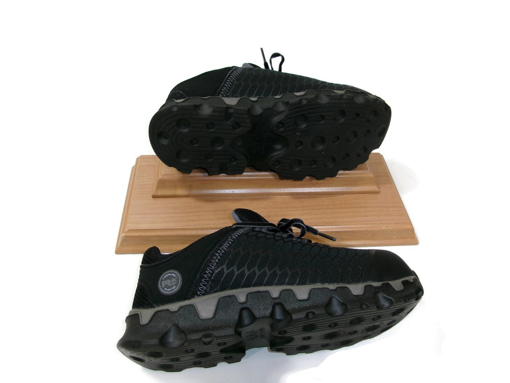 Timberland PRO Womens Black  Powertrain Sport Alloy Toe Work Shoes Size 8 M