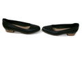 Clarks Womens Shoes Size 9 W Black Leather Juliet Ballet Flats Comfort Slip Ons