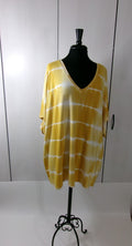 Wonderly Yellow GOLD V neck Comfy Cute Tee Top Womens Plus Size 4X