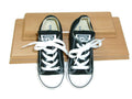 Unisex Boys Girls Black Chuck Taylor Converse All Star Sneakers Shoes Size 10