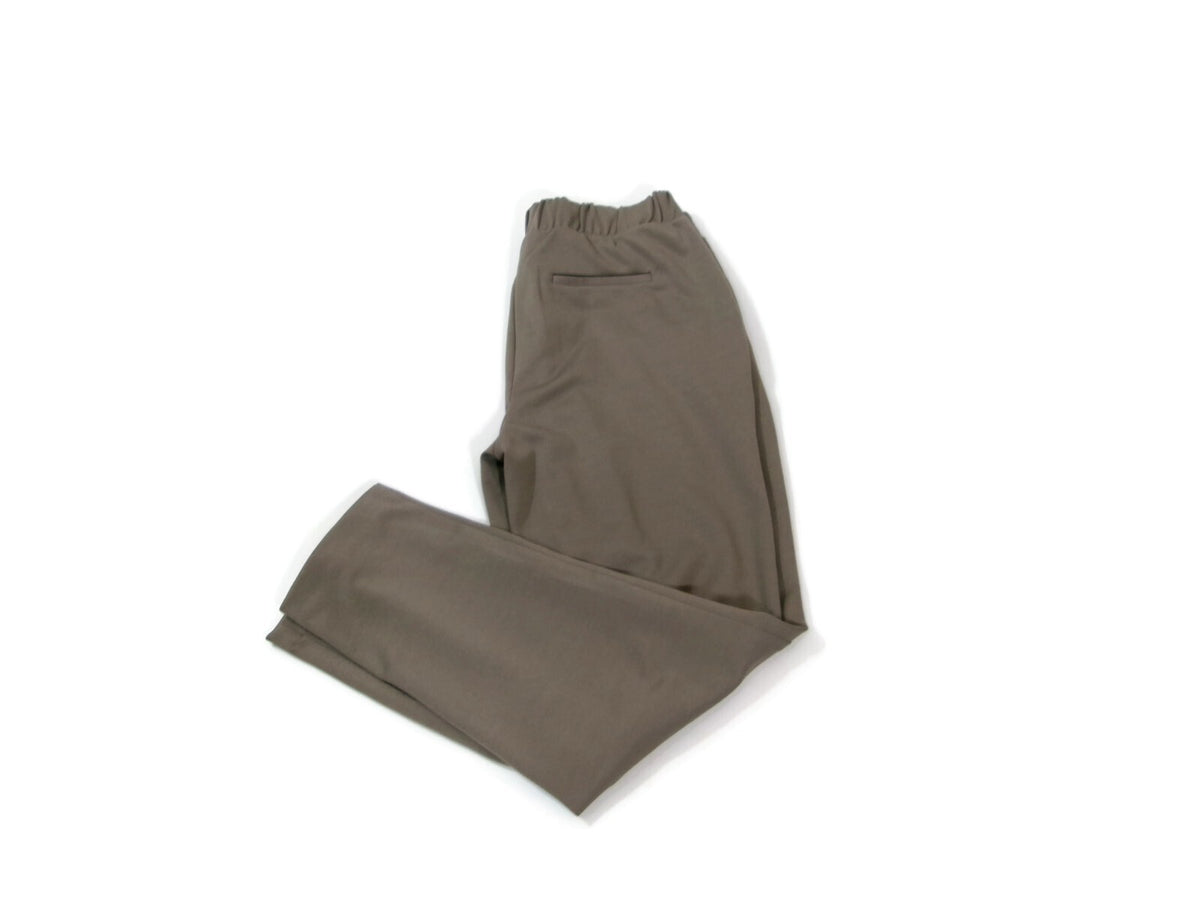 NINE WEST Khaki Beige CROP Textured Knit w/ Stretch  Pants Womens Size S Small