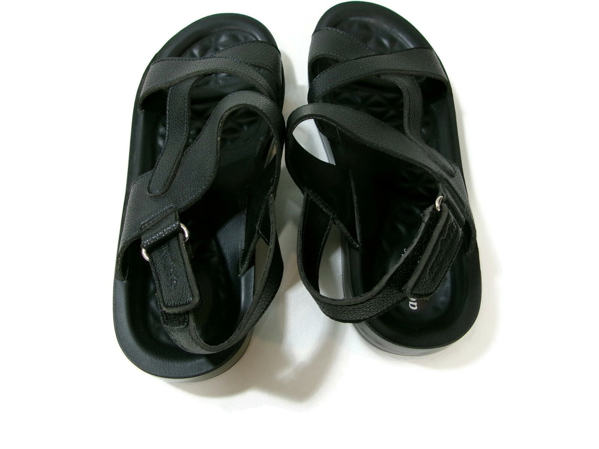 Womens AEROTHOTIC Arch Support Comfy Black Sandals Shoes Size 40 EUR 9 / 10 US