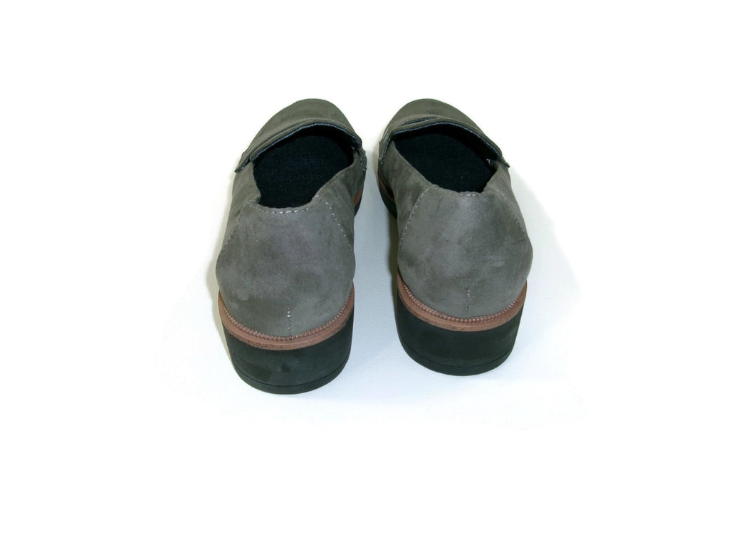 Dr. Scholl's Womens Gray Shoes Size 6.5 M Stylish  Grow Up Loafers Slip Ons