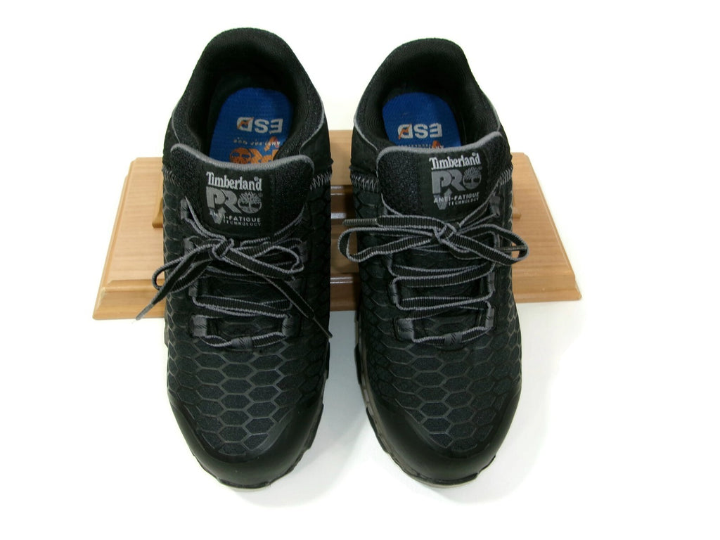 Timberland PRO Womens Black  Powertrain Sport Alloy Toe Work Shoes Size 8 M