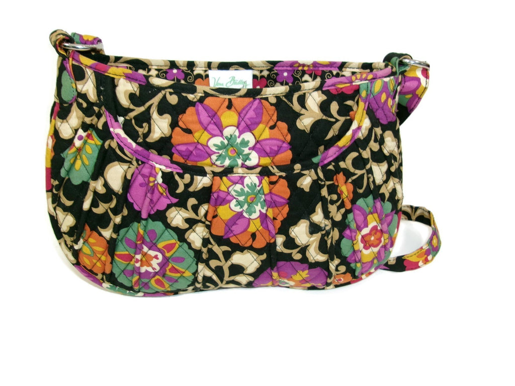 Vera Bradley Suzani Multi Colored Quilted Large  Womens Bag Purse Handbag 13"
