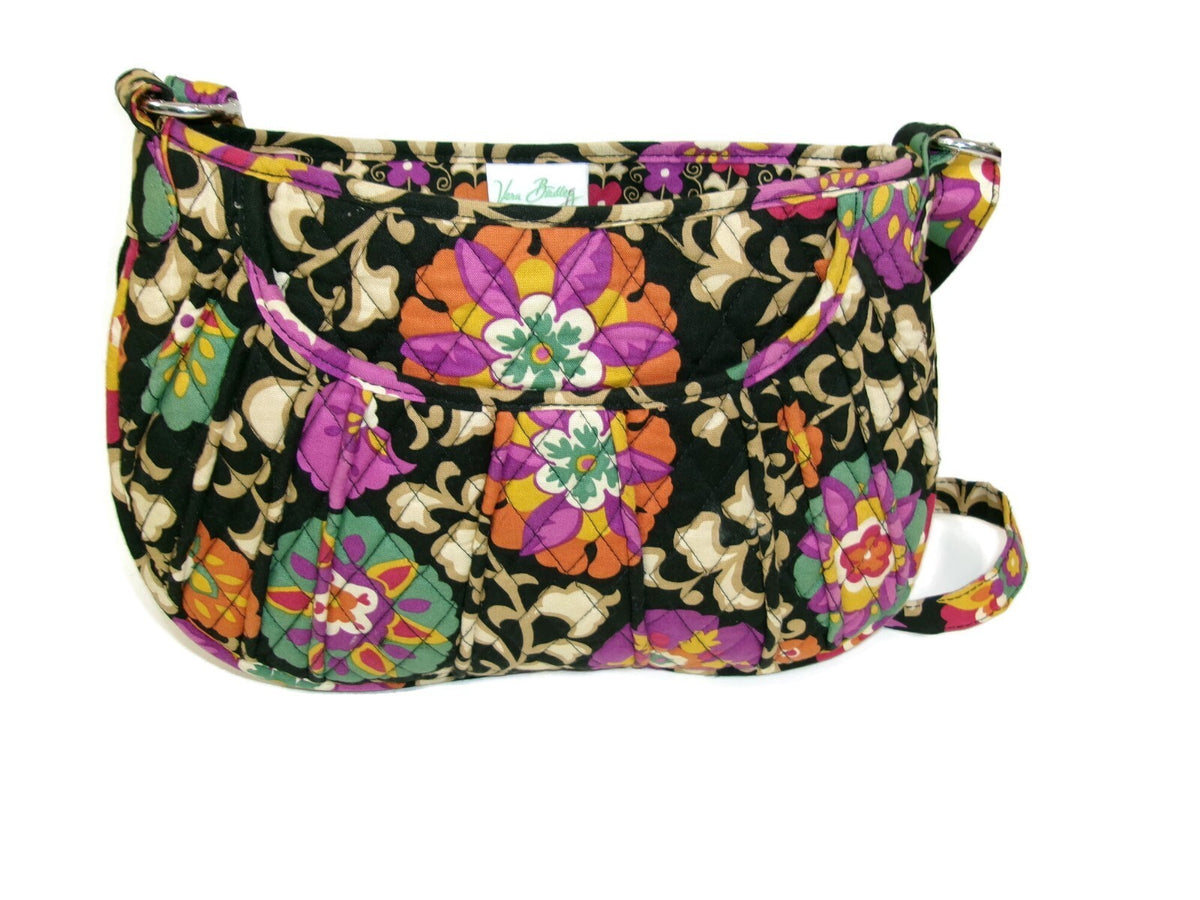 Vera Bradley Suzani Multi Colored Quilted Large  Womens Bag Purse Handbag 13"