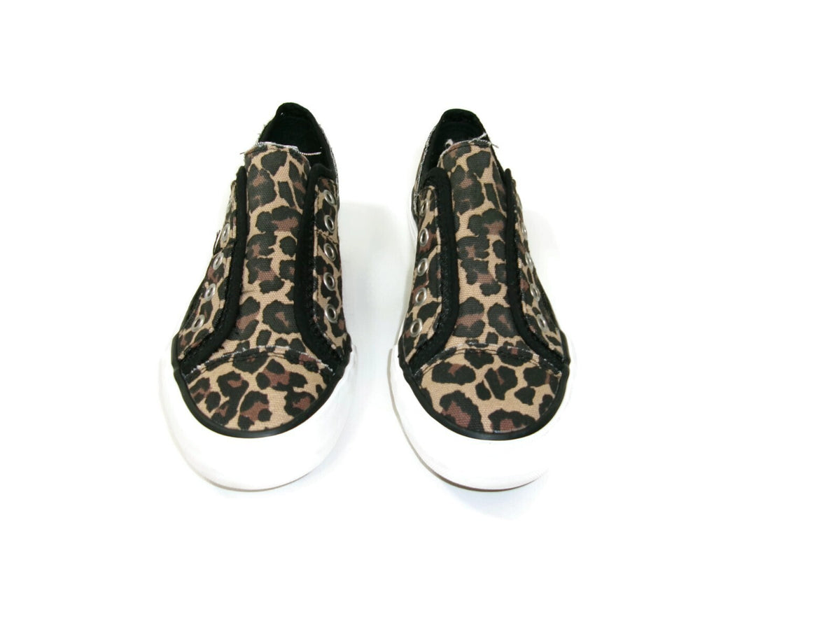 Womens Cute Gypsy Jazz Mesh & Canvas Leopard Fashion Sneakers Shoes Size 8 M