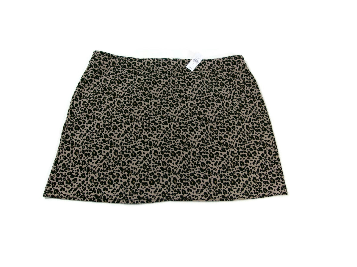 Loft Womens Career Work Skirt Plus Size 24 Beautiful Leopard Print RT. 69.50 New