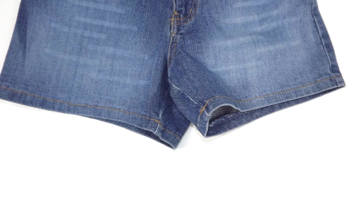 LIMITED TOO Pre Teen Girls Distressed Prewashed Denim Jean Shorts Size 12 Slim